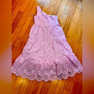 Gap purple one shoulder dress size 16 tall